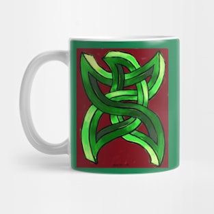 Dancing Inter-dimensional Star Celtic Cat Mug